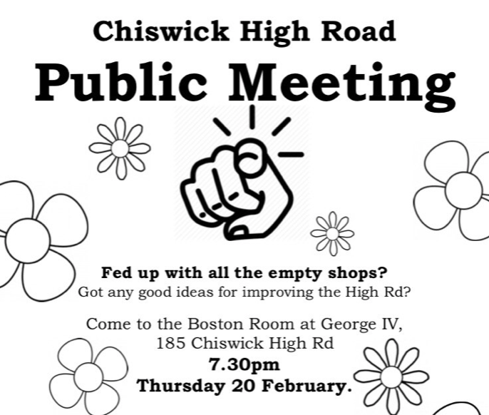 Public Meeting Chiswick High Road